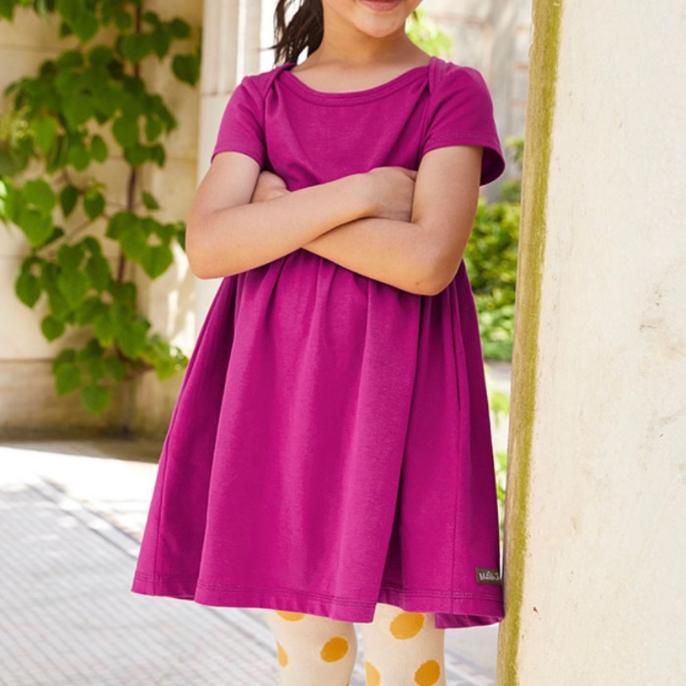NIB Matilda Jane Girls Fuchsia Knit Dress